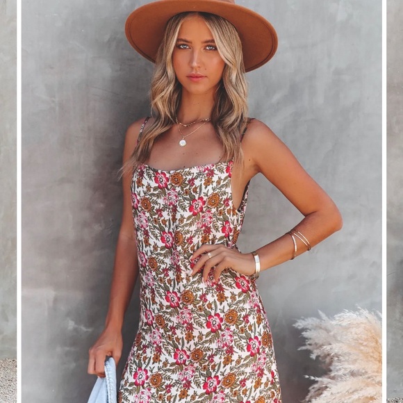 Flirty, Floral Midi Slip-Dress, NWT, XL - Picture 2 of 8